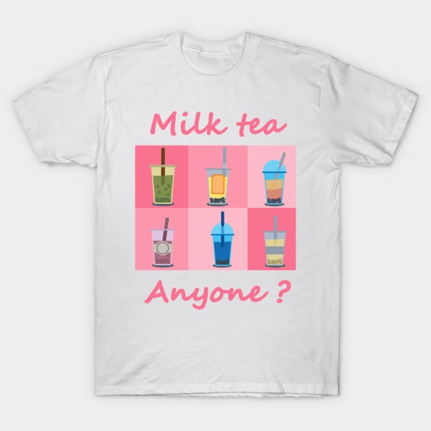 Milktea Anyone? T-Shirt by cutie_eyes